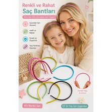 Starseven Çocuk Tacı 6'lı Rengarenk Set,kadın Çocuk Mandal Toka, Lastik Toka Seti, Toka Organizer, Toka, Kız