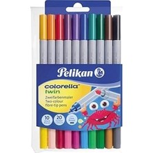 SHC4200 Pelikan Colorella Keçeli Kalem 2li Uç 10LU