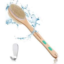 Starseven Slick Solutions Duş Fırçası, Çift Taraflı Duş Fırçası, Geri Scrubber, Banyo Fırçası, Arka Fırça Uzu