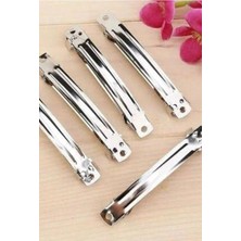 Starseven Metal Otomatik Toka- Boş Toka - Toka Malzemesi Paslanmaz - Dayanıklı - Nikel Kaplama 8cm (10 Adet)