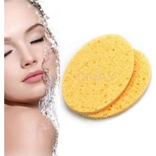 Starseven 2 Li Paket Makyaj Yüz Cilt Temzileme Süngeri Sarı Yüz Temizleme Pedi Suda Şişen Sünger