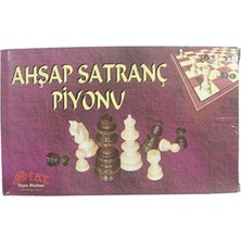 Starseven Staroyun STAROYUN1050217 13 x 21 x 7 cm Ahşap Chessman 4 Chess Set