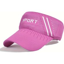 YYB Ünise Triko Spor Vizör Şapka  Nefes Alabilir Geniş Vizörlü Sport Yazlık 6 Renk