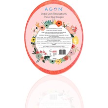 Starseven Agon Doğal El Yapımı Çilek Özlü Sabunlu Vücut Duş Süngeri 125 gr