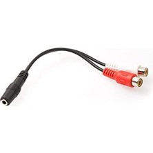 Starseven S-Link SL-358 15CM 3.5 F To 2 Rca F Stereo Kablosu