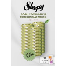 Starseven Sleepy 90' Lı Zeytinyağlı Pamuklu Bebek Mendili 29 Al 27 Öde Hediyeli