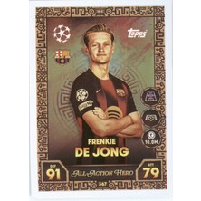 Topps Frenkie De Jong All Action Hero – Futbolcu Kartı Match Attax