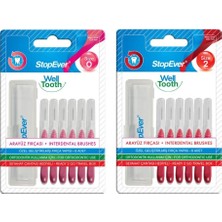 Starseven Stopever Arayüz Fırçası Pembe Size O 0.40 mm Arayüz Fırçası Kırmız Size 2 0.50 mm