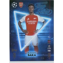 Topps Bukayo Saka Limited Edition Time To Shine – Futbolcu Kartı Match Attax