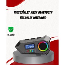 SHC4200 Suya Dayanıklı Interkom 5.4 Hoparlör 500MAH Batarya Fm Radyo Özellikli