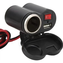 Belirtilmemiş Motosiklet Çakmaklık USB Soketi