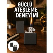 Uravas Store Çakmak Parlak Siyah Doldurulabilir Hedyelik Eşya Yeni Nesil