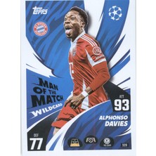Topps Alphonso Davies Man Of The Match Wildcard – Futbolcu Kartı Match Attax