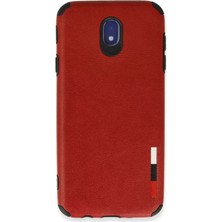 SHC4200 J7 Pro / J730 Loop Deri Silikon - Kırmızı