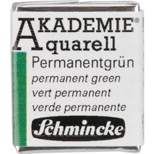Starseven Schmincke Akademie Aquarell Yarım Sulu Boya 553 Permanent Green