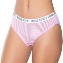 Gümüş 6063 12'li Kadın Likralı Kemerli Lastik "gümüş Secret" Bikini