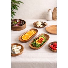 Kai Home 2’li Akasya Oval Sunum / Servis Tabağı