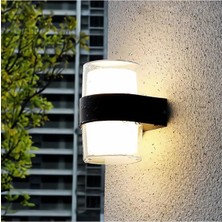 Starseven Ucuz Geldi Silindir LED Aplik 12 Watt Gün Işığı 3200K Iç Mekan Dış Mekan Cata Bora LED Aplik Ip5