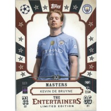 Topps Kevin De Bruyne Masters The Entertainers Limited Edition – Futbolcu Kartı Match Attax