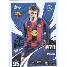 Topps Pedri Man Of The Match Wildcard – Futbolcu Kartı Match Attax