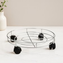 Uravas Store Krom Metal Tüp ve Damacana Taşıma Altlığı