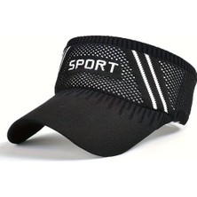 YYB Ünise Triko Spor Vizör Şapka  Nefes Alabilir Geniş Vizörlü Sport Yazlık 6 Renk