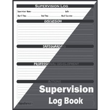 Starseven Supervision Log Book: Monitoring Planner Notebook, Supervision Notetaking, Record Sessions
