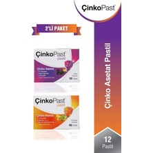Starseven Çinkopast Pastil, Portakallı Nane, 2'li Paket, 24 Pastil
