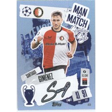 Topps Santiago Gimenez Man Of The Match – Futbolcu Kartı Match Attax