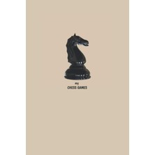 Starseven My Chess Book - Chess Notation Book: 100 - Gift For Chess Players, Black