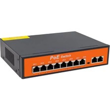 Belirtilmemiş Poe8+2 96W 10/100 Mbps Poe Ethernet Switch