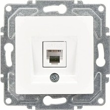 tp Buğz 1 Adet Günsan Visage Beyaz Telefon Prizi (Cat3) Çerçevesiz