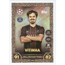 Topps Vitinha All Action Hero – Futbolcu Kartı Match Attax
