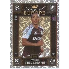 Topps Youri Tielmans Kings Of Europe – Futbolcu Kartı Match Attax