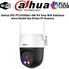 Starseven Dahua IPC-PT1539DA1-SW-PV, 5mpix, 4mm Lens H265, Dual Light, IP66, Wifi, Dahili Mikrofon, Pt