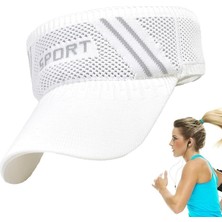 YYB Ünise Triko Spor Vizör Şapka  Nefes Alabilir Geniş Vizörlü Sport Yazlık 6 Renk