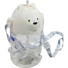Starseven Kutup Ayısı Plastik Suluk (600ML) - We Bare Bears