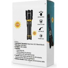 SHC4200 50W 1000 Lümen Yüksek Menzil Şarjlı El Feneri RT-453