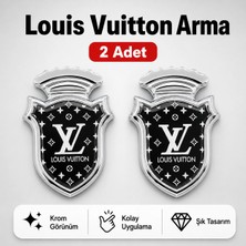 Şimika Xl Chia Arma Krom Oto Amblem – 5 × 3,5 cm