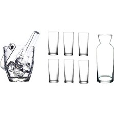 Starseven Pasabahce Paşabahçe Rakı Bardak 9 Prç. Rakı Bardağı Buz Kovası Seti FMA06001 FMA06017 FMA5551