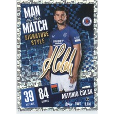 Topps Antonio Colak Man Of The Match – Futbolcu Kartı Match Attax