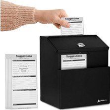 Starseven Adir Çelik Vorschlagsbox Kilit ile S Siyah