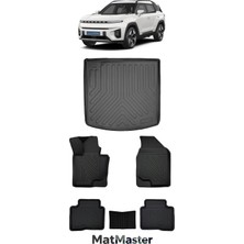 MatMaster Ssangyong Torres Evx 2024 Model 5d Premium Ekstra Havuzlu Paspas ve Bagaj Havuzu Set