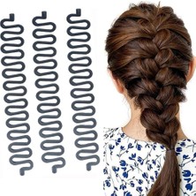 Starseven 6 Adet Saç Örgü Aracı Saç Şekillendirme Aksesuarları Kiti Bayan Saç Şekillendirme Klipsi Diy Fransı