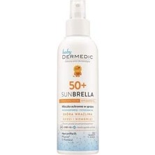Starseven Dermedic Sunbrella Çocuklar Bebekler Içi̇n Güneş Koruma Sprey Süt Spf 50+ 150 ml