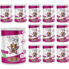 Starseven Prostar Yavru Biftekli Pate 400 gr x 12 Adet
