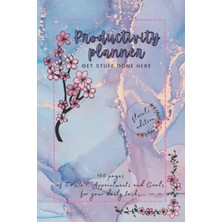 Starseven Productivity Planner - Get Stuff Done Here: 100 Pages Of Notes In Floral To Keep Track Of Yo