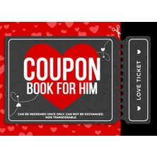 Starseven Independently Published Coupon Book For Him - Love Ticket: 50 Fun And Romantic Vouchers With Activi