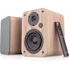 Starseven Vulkkano A4 Arc Aktif Hoparlör Kahverengi(Hdmi Arc,rca Bluetooth,optik,usb,sub Out)
