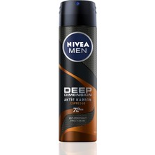 Starseven Nivea Men Deep Dimension Espresso Sprey Deodorant 150 ml
